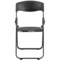 Emma and Oliver 2 Pack Commercial Event Plastic Folding Chair with Ganging Brackets